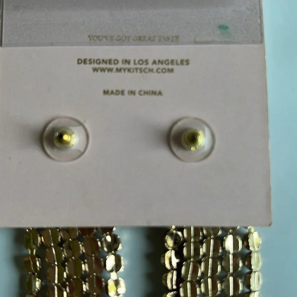 NWOT Kirsch Live,Love,Sparkle earrings - Picture 6 of 7